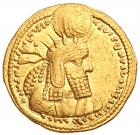 Sasanian Kingdom. Varhran I. Gold Dinar (7.32 g), AD 273-276 Superb EF