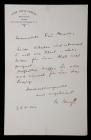 Herzl, Theodore - Rare Autograph Letter Signed, Three Months Before His Death