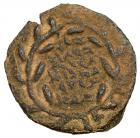 Judaea, Hasmonean Kingdom. John Hyrcanus I. AE Prutah (2.12 g), 134-104 BCE Choi - 2