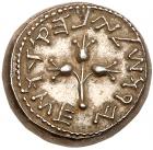 Judaea, The Jewish War. Silver Shekel (14.27 g), 66-70 CE Superb EF - 2