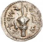 Judaea, Bar Kokhba Revolt. Silver Sela (14.45 g), 132-135 CE Choice VF - 2