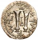 Judaea, Bar Kokhba Revolt. Silver Zuz (2.87 g), 132-135 CE EF - 2