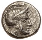 Philistia, Gaza. Silver Drachm (4.06 g), mid 5th century-333 BC VF