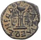 Judaea, Herodian Kingdom. Herod I. AE 8 Prutot (5.97 g), 40 BCE-4 CE Choice VF - 2