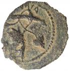 Judaea, Procuratorial. Valerius Gratus. AE Prutah (1.85 g), 15-26 CE EF