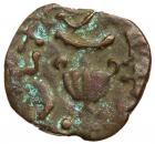 Judaea, The Jewish War. AE Prutah (1.87 g), 66-70 CE Choice VF