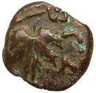 Judaea, The Jewish War. AE Prutah (1.87 g), 66-70 CE Choice VF - 2