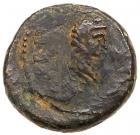 Judaea, Pre-Royal Coinage of Agrippa II. Claudius, with Britannicus. Æ19 (6.19 g), AD 41-54 - 2