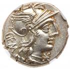 M. Aburius M.f. Geminus. Silver Denarius (3.92 g), 132 BC