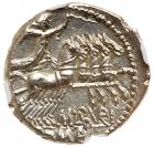 M. Aburius M.f. Geminus. Silver Denarius (3.92 g), 132 BC - 2