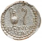 C. Cassius Longinus. Silver Denarius (3.98 g), 42 BC - 2