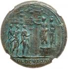 Nero. AE Sestertius (28.21 g), AD 54-68 Choice VF - 2