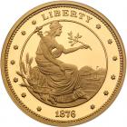 1876 George T. Morgan $100 Gold Union Proposed Design Proof Gold Coin