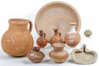 Donald Brown Collection of Nine Artifacts Excavated at Lachish, Israel. Circa 830-586 BC