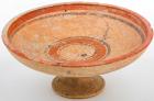 Corinthian Stemmed Terracotta Dish, ca. 5th century BC