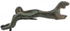 Roman, ca. 2nd-3rd century Bronze Panther-form Handle