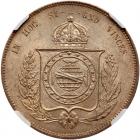 Brazil. 2000 Reis, 1863 NGC MS64 - 2