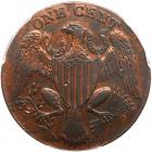 1791 Washington Cent with Large Eagle Breen-1206 PCGS Genuine, XF Details, Damage - 2