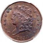 1833 C-1 R1 PCGS graded MS64 Brown