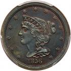 1856 Restrike Breen 1-C R4 PCGS graded PR64 Brown