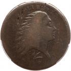 1793 S-11c R3- Wreath Cent with Lettered Edge PCGS graded G4