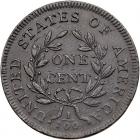 1797 S-131 R2+ Stemless Wreath, Reverse of 1797 VF25. - 2