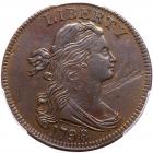 1798 NC-1 R7 Style I Hair, Small 8 PCGS Genuine, AU Details, Tooled