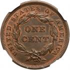 1842 N-4 R2 Large Date NGC graded MS63 Brown - 2