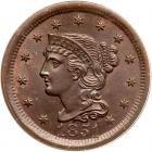 1851 N-5 R3 ANACS graded MS63 Brown