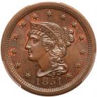 1851 N-30 R2 PCGS graded MS65 Brown, CAC Approved