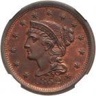 1852 N-3 R1 NGC graded MS63 Red & Brown