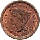 1854 N-20 R3 PCGS graded MS64 Red & Brown