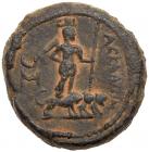 Ascalon in Judaea. Antoninus Pius. AE 26 (19.31 g), AD 138-161 About EF - 2