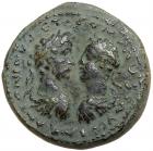 Marcus Aurelius and Commodus. Æ 26 (13.64 g), AD 161-180 and AD 177-192 respectively, Aelia Capitolina