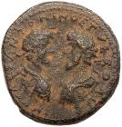 City Coins of Judaea. Aelia Capitolina, Marcus Aurelius and Lucius Verus. Æ 30 (22.78 g), AD 161-180 and 161-169 respectively