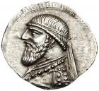 Parthian Kingdom. Mithradates II. Silver Drachm (3.93 g), 121-91 BC EF