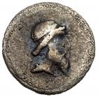 Parthian Kingdom. Mithradates I. Silver Obol (0.68 g), 164-132 BC About VF