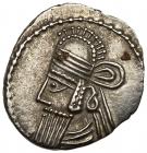 Parthian Kingdom. Vologases IV. Silver Drachm (3.75 g), ca. AD 147-191 Choice VF