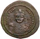 Justinian I. AE Follis (18.52 g), 527-565 Choice VF