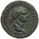 Judaea Capta Coinage. AE Sestertius (22.69 g), AD 69-79 Sharpness of EF