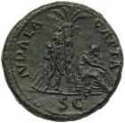 Judaea Capta Coinage. AE Sestertius (22.69 g), AD 69-79 Sharpness of EF - 2