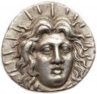 Caria, Rhodes. Silver Tetradrachm (12.94 g), ca. 304-190 BC EF