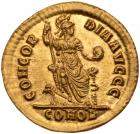 Leo I. Gold Solidus (4.46 g), AD 457-474 Mint State - 2