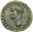 Gaius Caligula. AE As (9.97 g), AD 37-41 EF