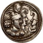 Sasanian Kingdom. Varhran II. Silver Drachm (4.14 g), AD 276-293 EF