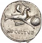 Augustus. Silver Denarius (3.86 g), 27 BC-AD 14 EF - 2