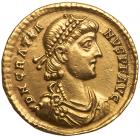 Gratian. Gold Solidus (4.39 g), AD 367-383 Sharpness of EF