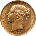 Great Britain. Sovereign, 1848 NGC MS62