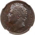 Great Britain. Half-Farthing, 1828 NGC MS63 BR