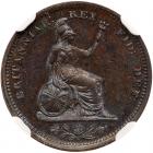 Great Britain. Half-Farthing, 1828 NGC MS63 BR - 2